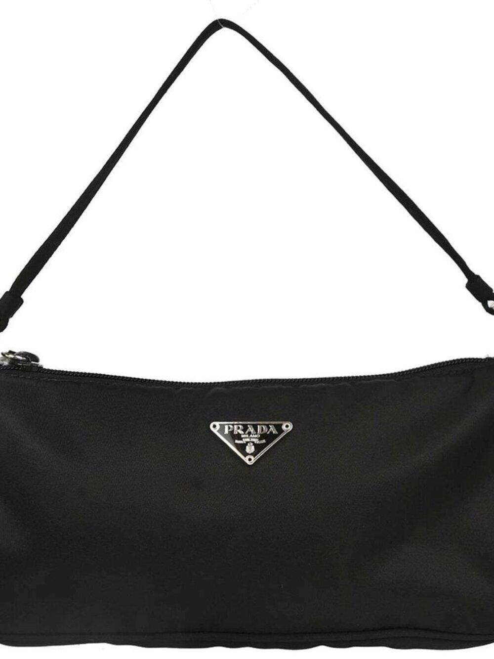 Prada Black Nylon Handbag 17 198052